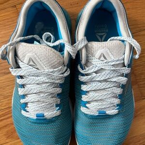 Reebok Crossfit Nano Teal and White, size 5.5